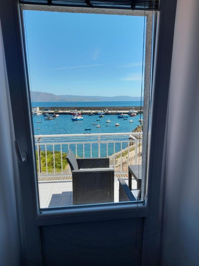 Apartamento Vista Al Puerto De Finisterre Bagian luar foto