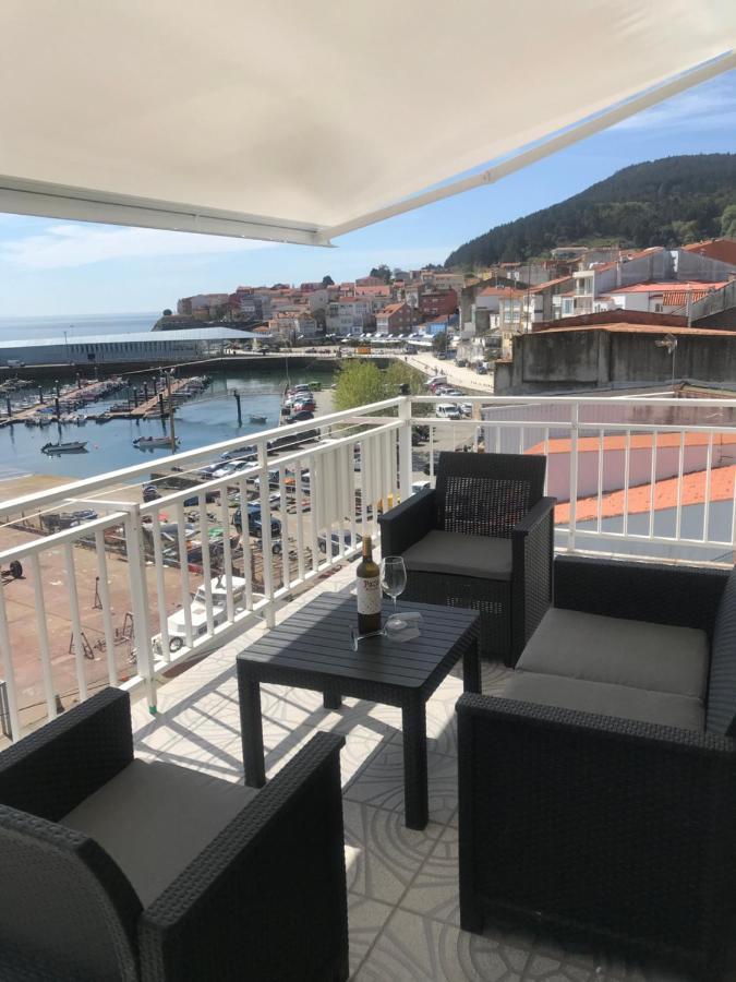 Apartamento Vista Al Puerto De Finisterre Bagian luar foto